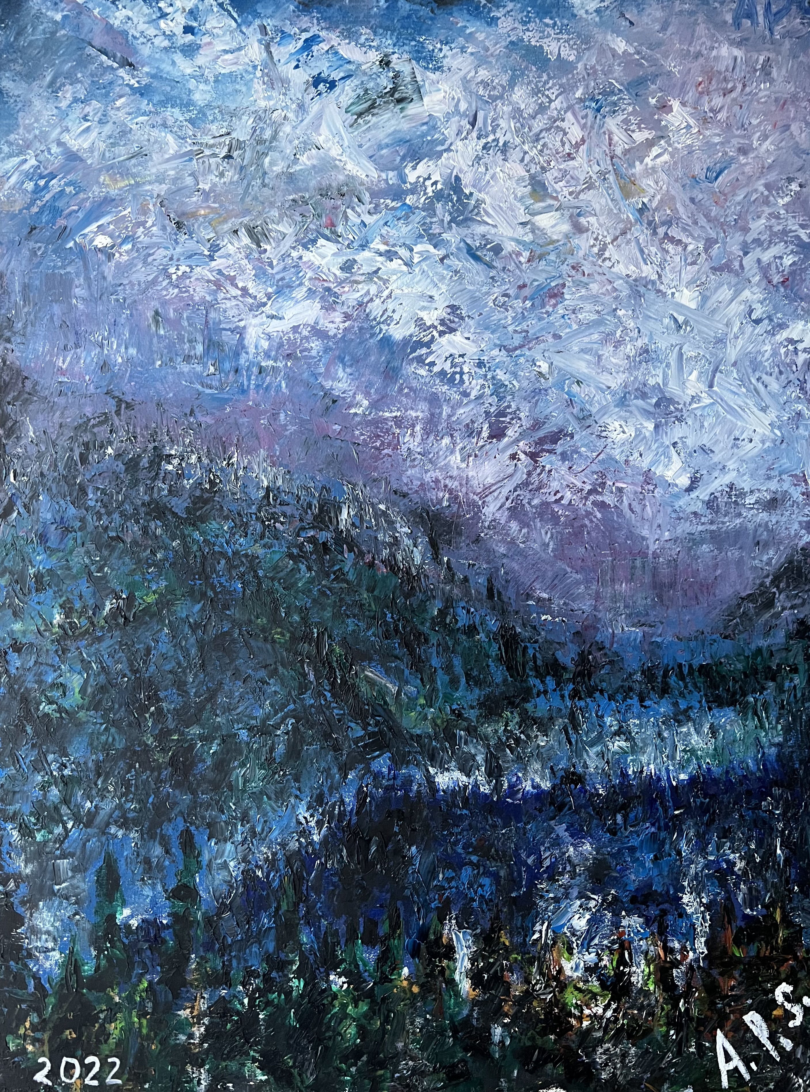 DEVASTATION - dramatic abstract landscape